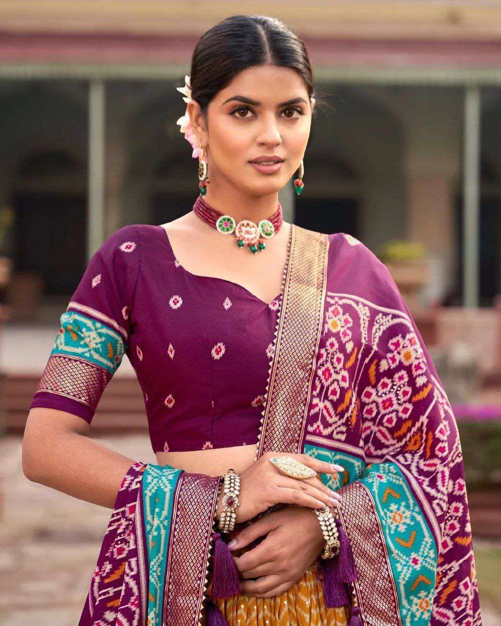 Women's Traditional Printed Lehenga Choli Set with Embroidered Dupatta ? Festive Wear - Image 6